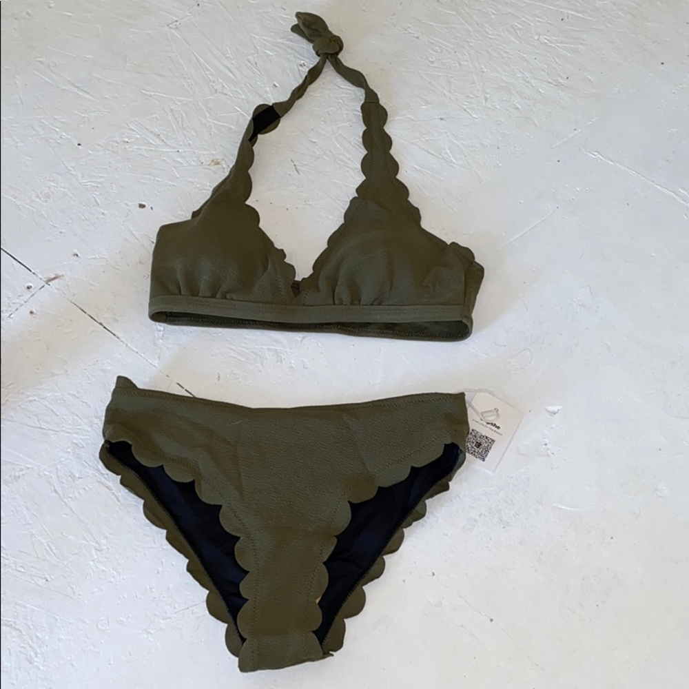 Green soft bikini!
